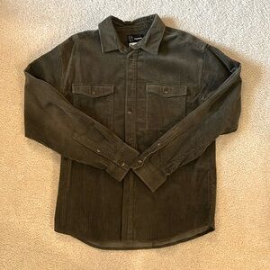 Men’s Original Use Brand Olive Green Corduroy Shirt Jacket -  Size M